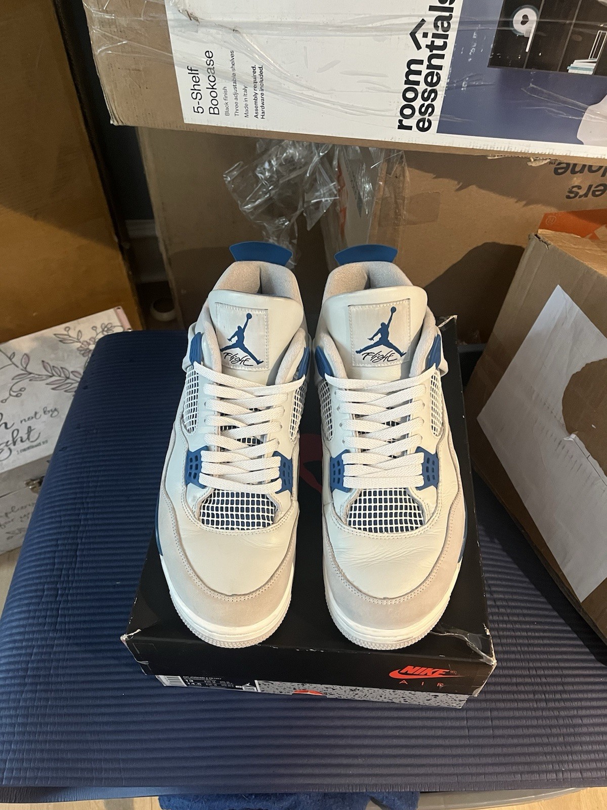 Military Blue 4s Size13