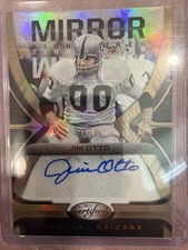 2021 Panini Certified Jim Otto Mirror Signatures Auto /45 Raiders HOF Legend