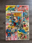 Vintage Lot of 5 DC Action Comics Minor Key Superman Issues. Superman, Supergirl