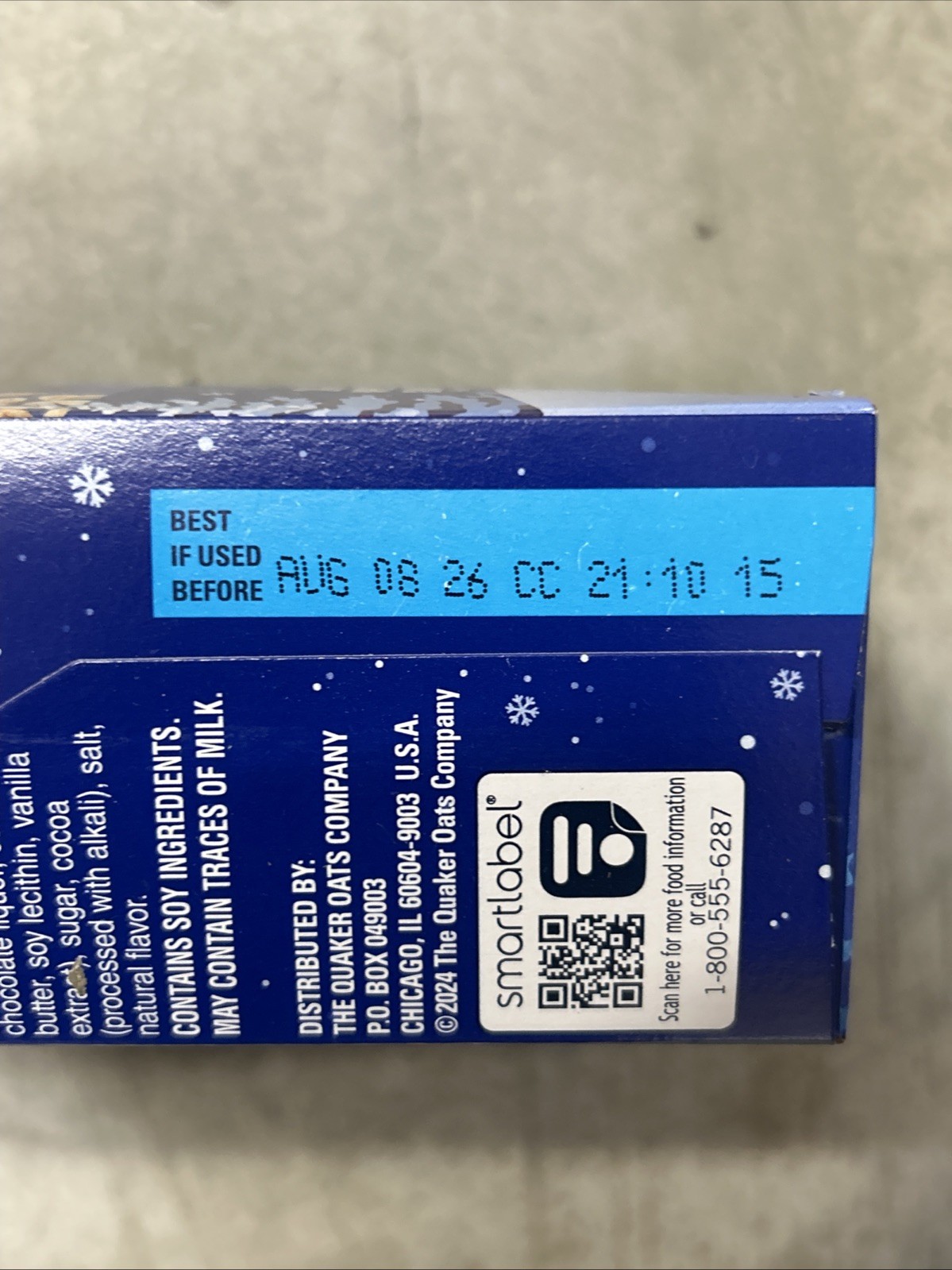 3x Quaker Instant Oatmeal Hot Cocoa Flavor 7.4 Oz Boxes - Limited Edition