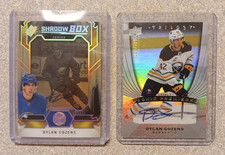 2021-22 Upper Deck Dylan Cozens SPX Shadow Box and Trilogy 2 Auto Lot