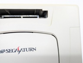 Sega Saturn White Console HST-3220 NTSC-J Japan Tested w/ Controller & Cables