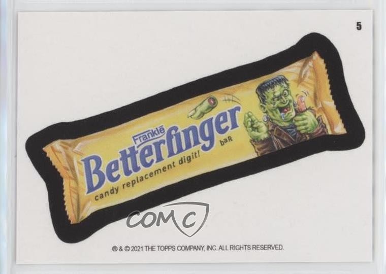 2021 Wacky Packages Monthly Series October /698 Betterfinger (Puzzle Back) 2u6