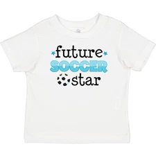 Inktastic Future Soccer Star Baby T-Shirt Kids Cute Apparel Infant Tees Shower