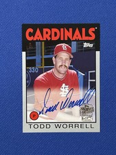 2020 Topps Archives Fan Favorites Auto Silver /99 Todd Worrell #FFA-TW Autograph