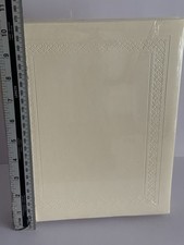 Cream Slip In Mount Portrait Book bound  Album For 7”x5” Photographs , G F Smith