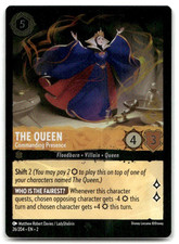The Queen 26/204 Commanding Presence Foil Rise of the Floodborn Disney Lorcana