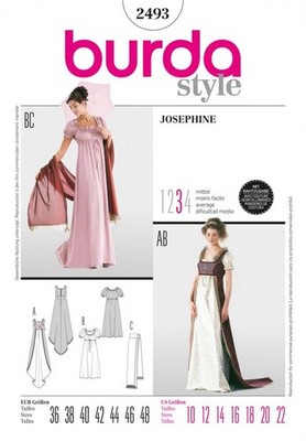 Burda Papier Schnittmuster 2493