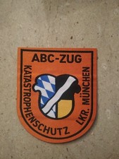 Abzeichen Katastrophenschutz München ABC-Zug Feuerwehr Abzeichen Patch 