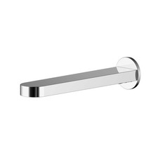 Contemporary Bathroom Wall Mounted Bath Spout 50mm - Chrome - Square or Round