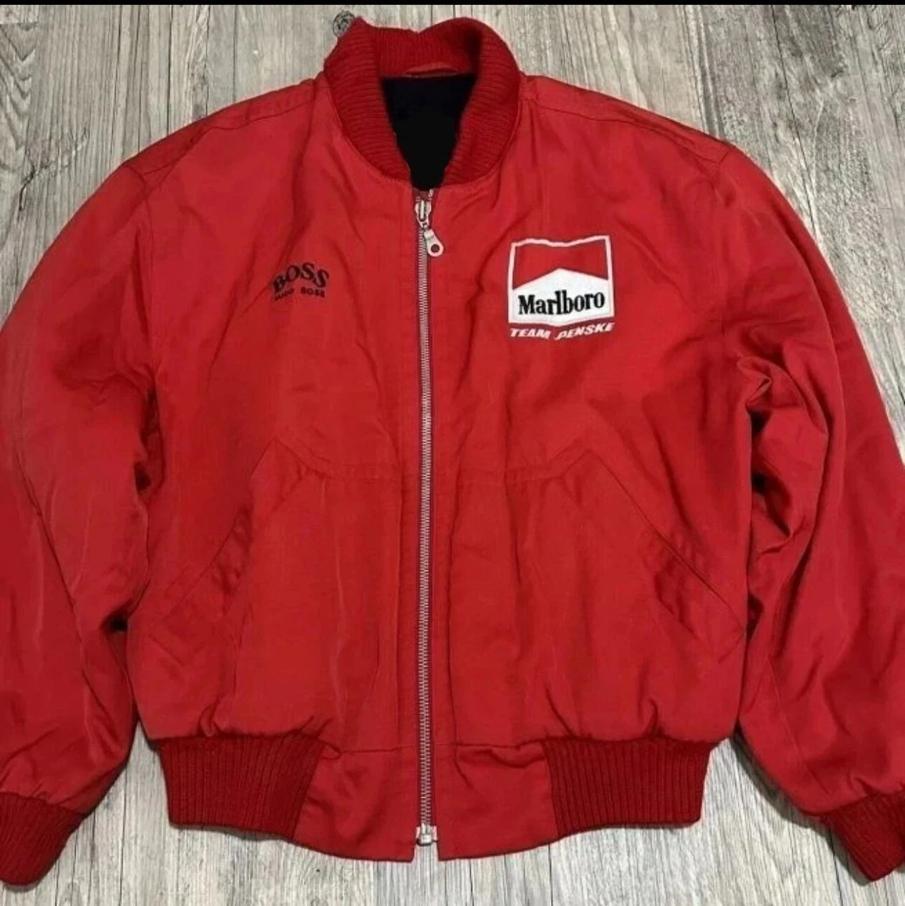 Vintage Marlboro Embroidery Racing Jacket– Unisex Jacket
Opens in a new window or tab