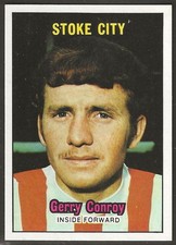 A&BC-FOOTBALL 1970 (ORANGE BACK 001-085)-#062- STOKE CITY - GERRY CONROY