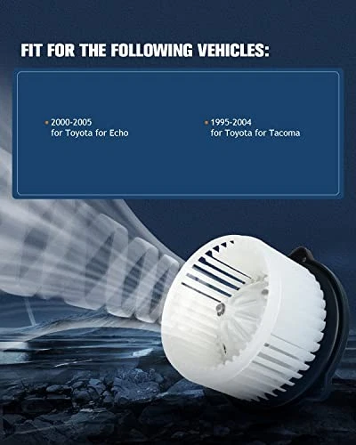 HVAC Heater Blower Motor for 2000-2005 Toyota Echo / 1995-2004 Tacoma - Image 2 of 4