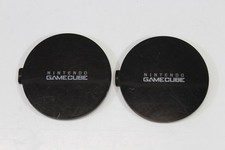 Lot of 2 Nintendo GameCube OEM Replacement Logo Jewel Lid Plate Original Used 3