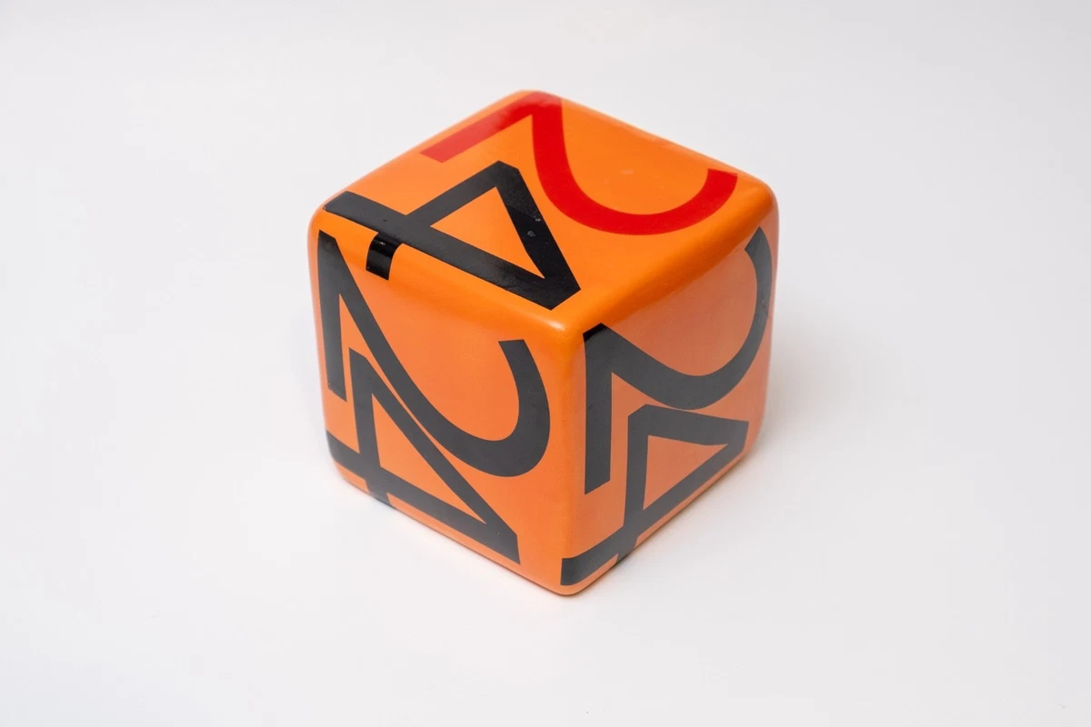 4x Kaiser Suidan Hand-Made Ceramic Art Cubes - Signed Fine Art Sculptures
