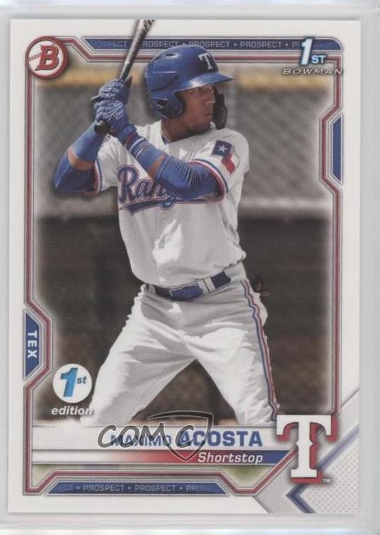2021 Bowman 1st Edition Maximo Acosta #BFE-7 uk2