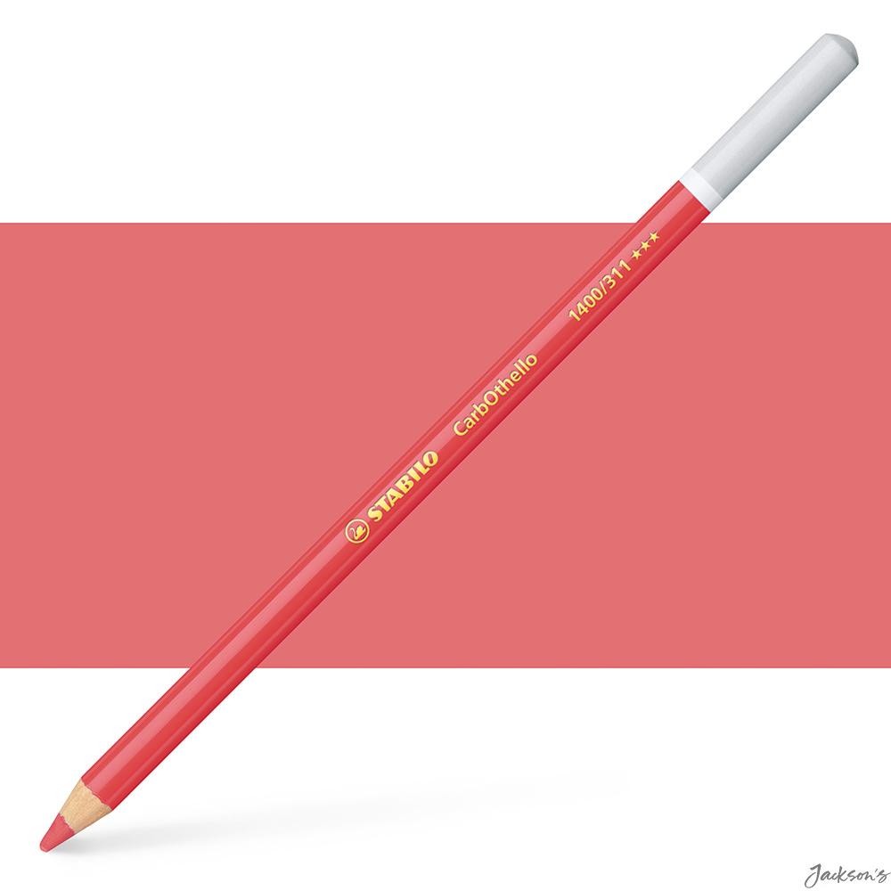 Stabilo Carbothello Pastel Pencil Wood Carmine Red 311 Drawing And Blending