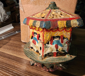 Jolly Cast Iron Bank | eBay