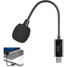 Mini USB Microphone for Laptop and Desktop Co...