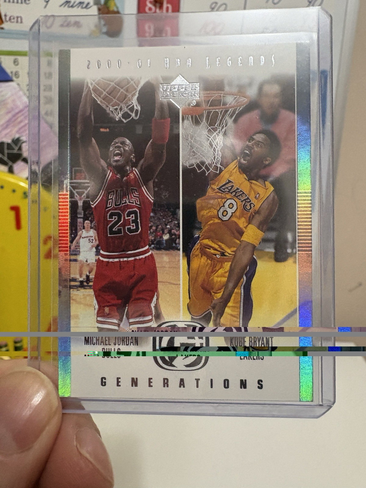 2000 Upper Deck Legends - Generations Kobe Bryant Michael Jordan #G1