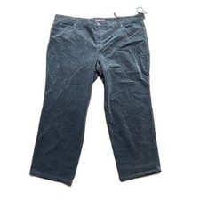 Slimming Women's Gloria Vanderbilt Amanda Jeans - Smokey Eyes Gray Corduroy 26W