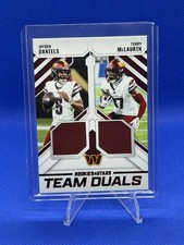 2025 Panini Rookies & Stars - Team Duals Jayden Daniels, Terry McLaurin #TD-WAS