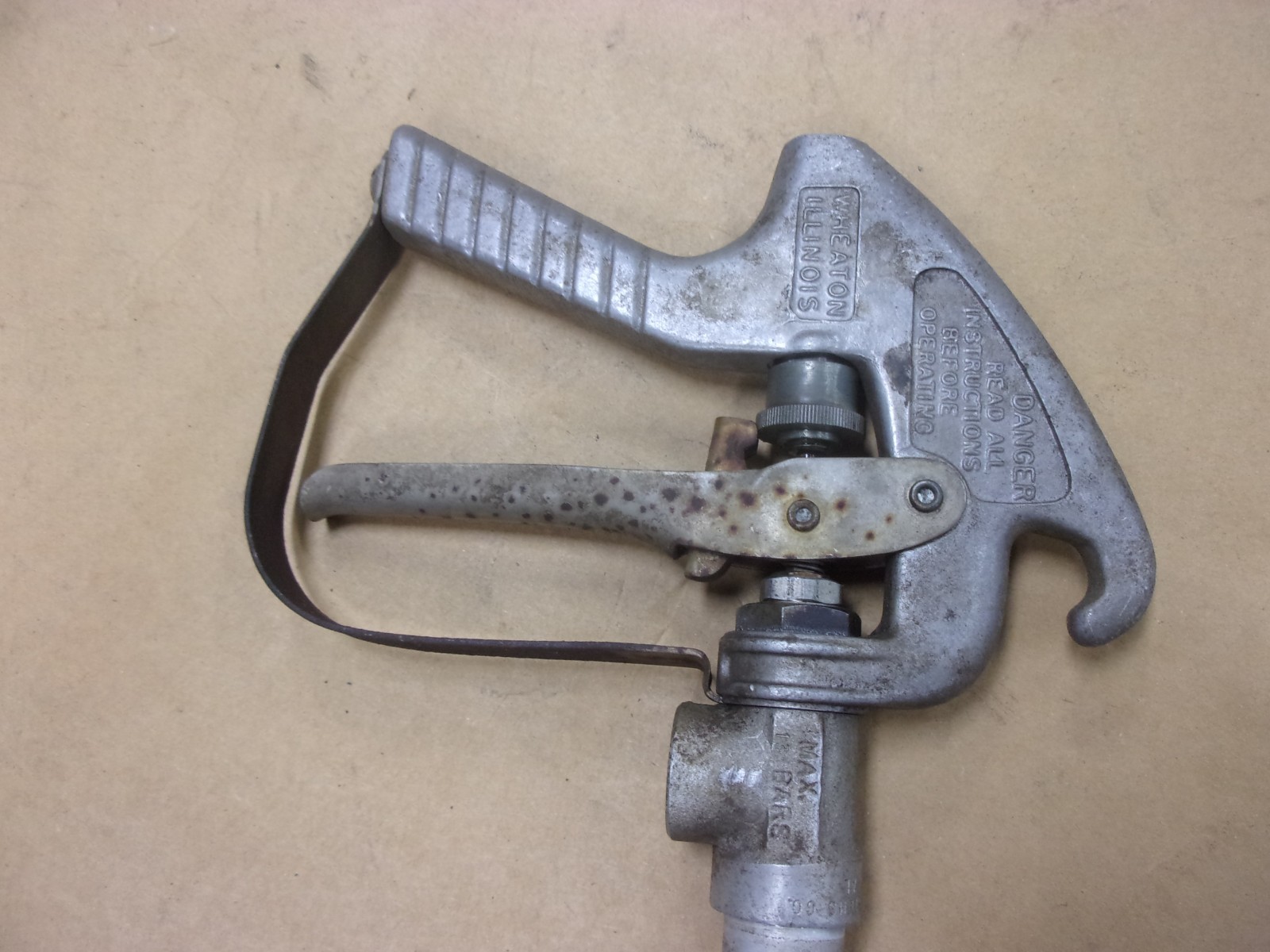 Spraying Systems Gun Jet No. 43 Spray Herbicide Hand Hose Nozzle Wand 200 Psi