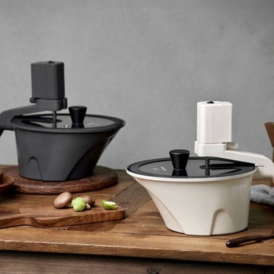 キッチン家電 revolted Auto Cooking Pot ROICHEN Self Stirring Cooking Pot Automatic Rotating Nonstick Pan