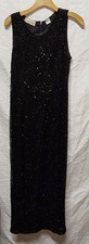 Lawrence Kazar Beaded Dress Size Large