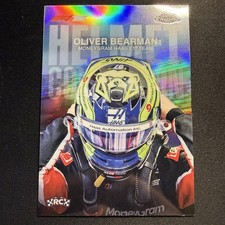 2025 Topps Chrome F1 Helmut Marko Oliver Bearman Silver Refractor HC-8 RC