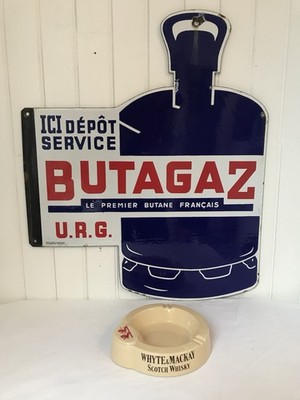   Großer Werbeaschenbecher White & Mackay Scotch Whisky _ SETON POTTERY  