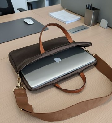 BRIC'S Life 13'' Laptop Aktentasche Hülle mit Griffen Faux Stachelrochen