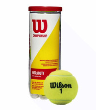 SALE Wilson Championship Extra Duty Tennis 3 Ball Cans - 20 Pack