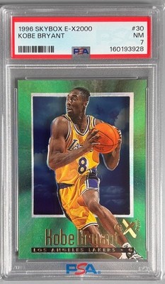1996-97 SkyBox Kobe Bryant E-X2000 RC Rookie #30 PSA 7