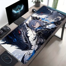 40 90cmExtra-Large Anime Dragon Scenery Mouse Pad - Non-Slip, Durable Rubber wit