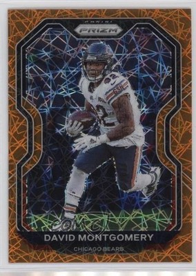 2020 Panini Prizm Lazer Prizm David Montgomery #188 d4y