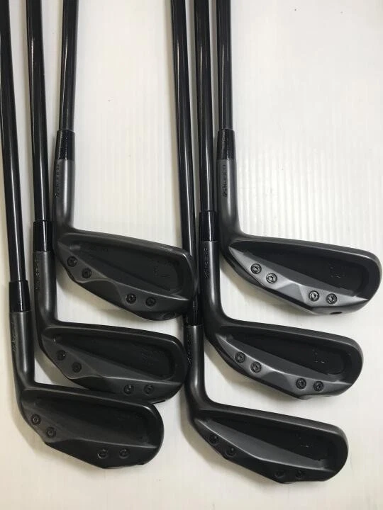 Kasco Dolphin DI-122 Black Iron Set 0-0 ATTAS FF 65 UNI #wc - Image 3 of 4