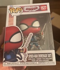 Funko Pop Friendly Vecindario Spider-Man Traje Casero 1526 Protector Como Nuevo