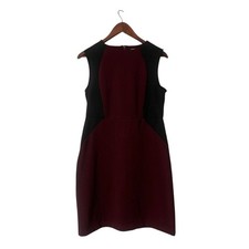 APT. 9 Burgundy Textured Knit Dress M Stretch Work Dress Fall Winter Office Wear