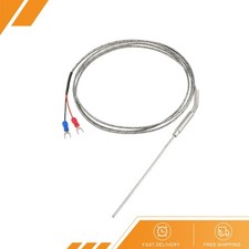 K Type Temperature Sensor Probe 1.5 M Cable 2x100mm Probe Thermocouple 32 1472 F
