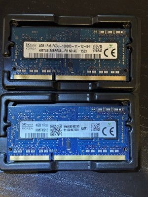 SK Hynix 2x 4GB (8GB)1Rx8 PC3L-12800S HMT451S6AFR8A-PB SO-DIMM DDR3 RAM Speicher