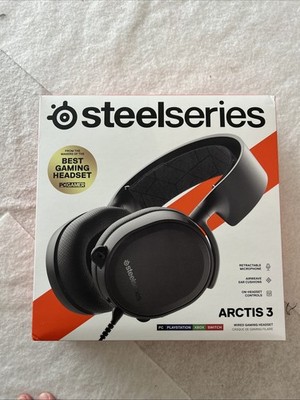 SteelSeries Arctic s 3 Wired Gaming Headset Schwarz