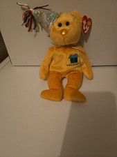 Ty Beanie Babies November The  Birthday Bear, Small Plush Soft Toy, BNWT