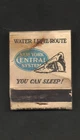 New York Central System 20th Century Limited Front Strike Matchbook Steam!