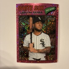 2026 Topps Heritage Lenyn Sosa  #339 Chicago White Sox Pink Sparkle 