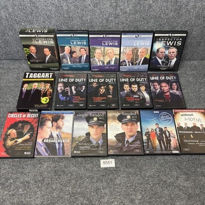 Inspector Lewis Line of Duty British Crime DVD Lot Acorn BBC TV Series VGC