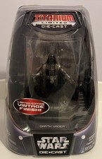 Star Wars Hasbro 2005 Titanium Series 3.75 Inch Darth Vader Vintage Finish