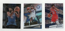3 Card Philadelphia 76ers Lot Joel Embiid Tyrese Maxey Inserts Select Revolution