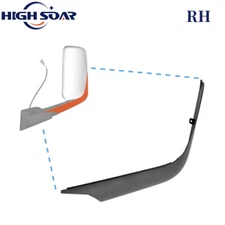 Right Black Door Mirror Arm Cover For Freightliner New Cascadia RH 2018-2022