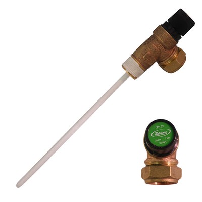 Reliance Wasserregler 3/4'' MBSP x 22mm - 7 bar - TPR22 Druck & Temperatur